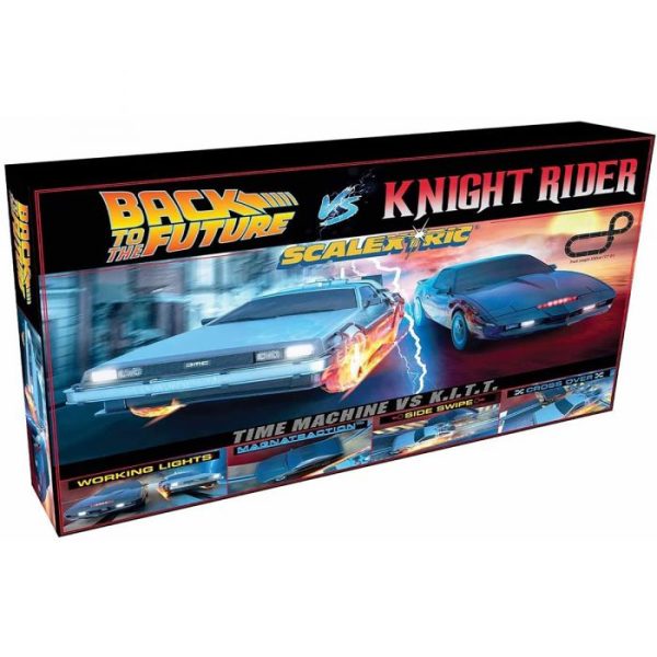 BACK TO THE FUTURE VS KNIGHT RIDER SET